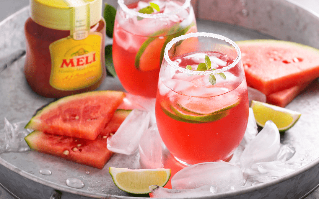 Cocktail: honing-watermeloen sangria